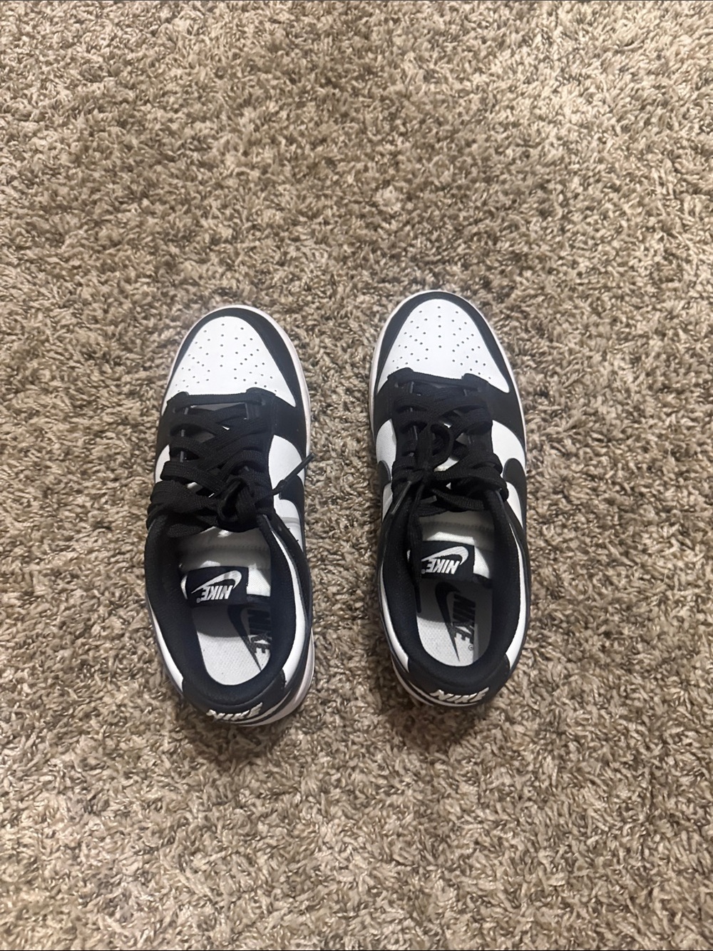 Nike Women’s Black and White Low-Top Sneakers